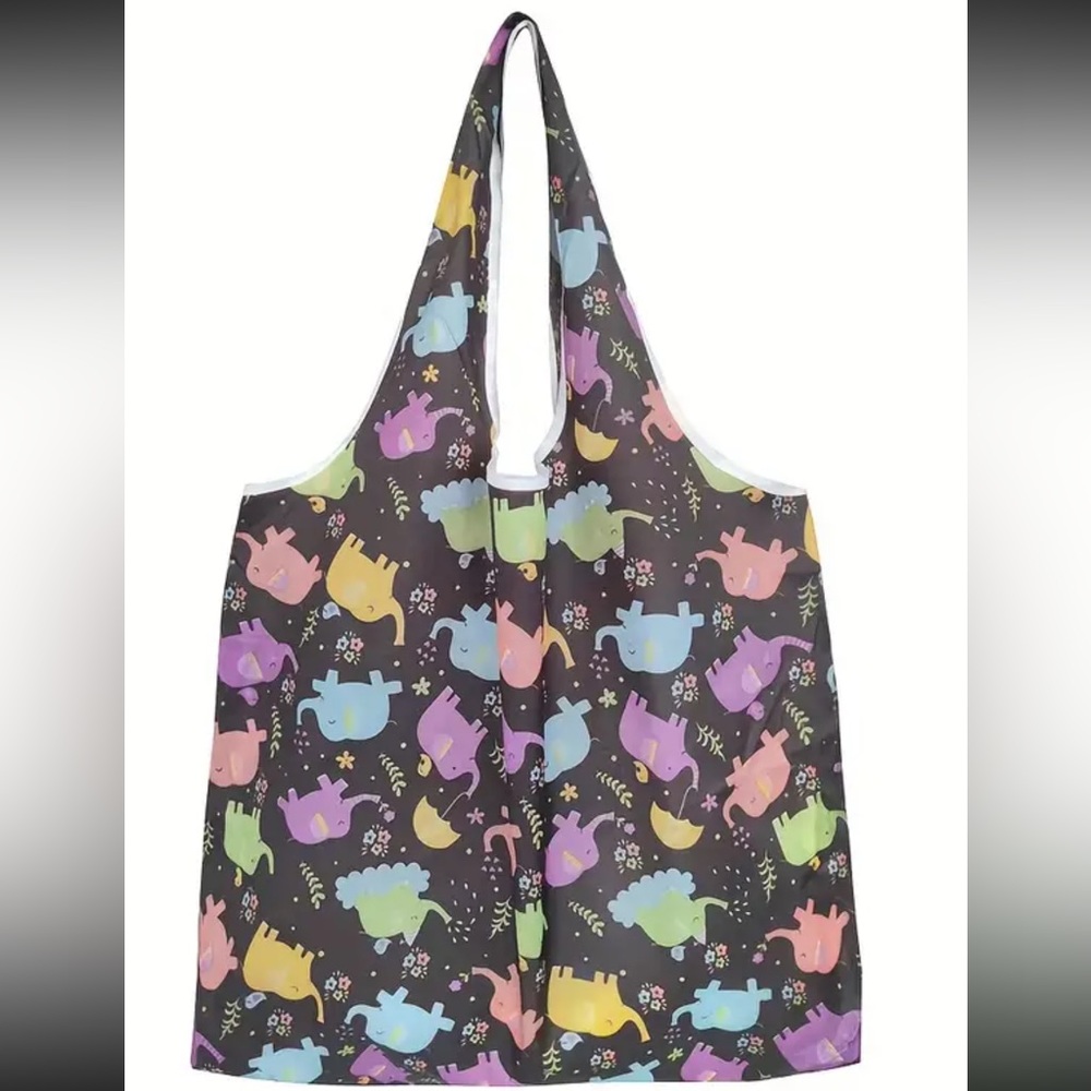 Large Elephant Reusable Shopping Bag / Tote